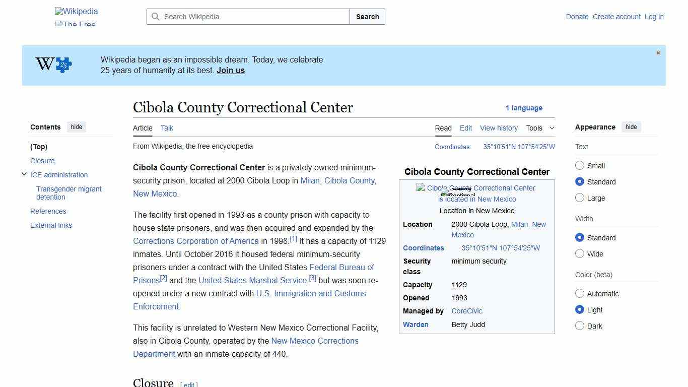 Cibola County Correctional Center - Wikipedia