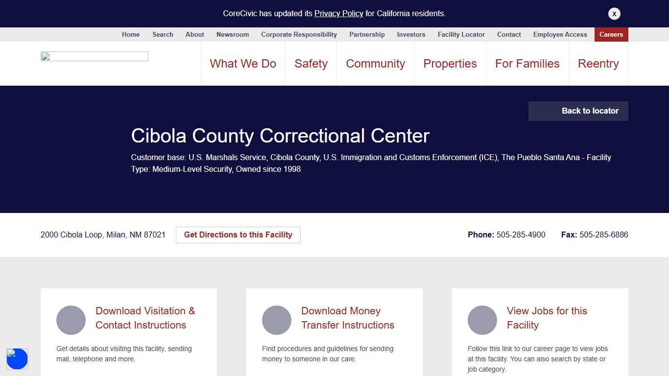 Cibola County Correctional Center
